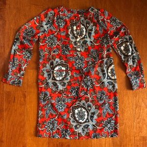 LOFT Petite patterned dress in size XXS